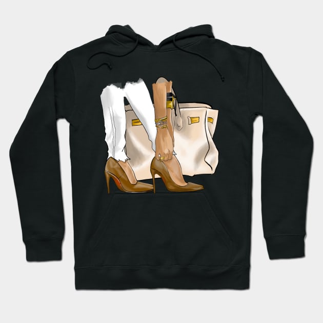 Shoes and handbags Hoodie by Art by Some Beach